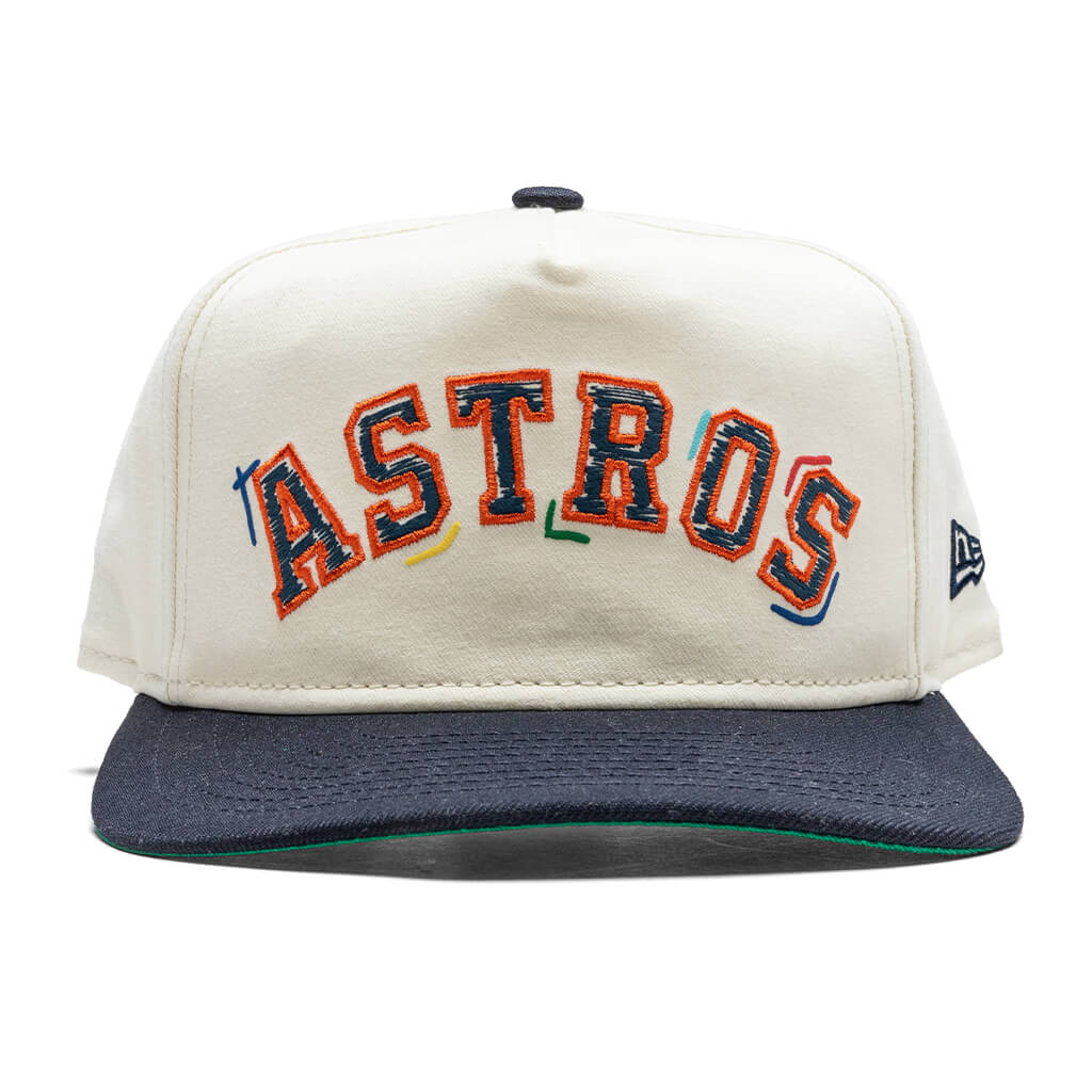 The Golfer Snapback Team Scribble - Houston Astros