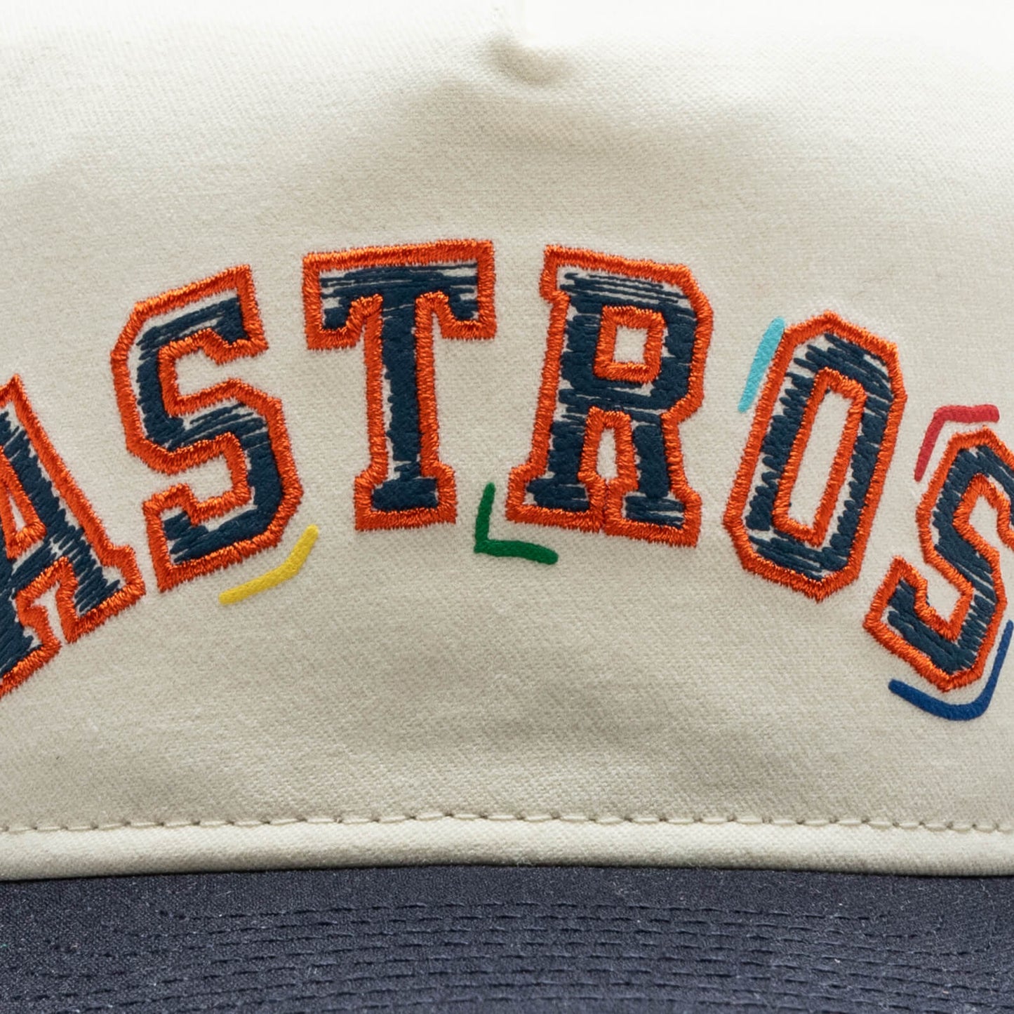 The Golfer Snapback Team Scribble - Houston Astros