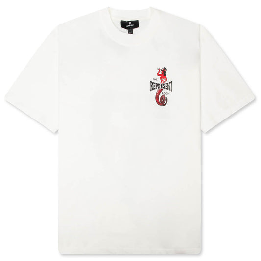 Represent x The Viper Room Dice T-Shirt - Flat White