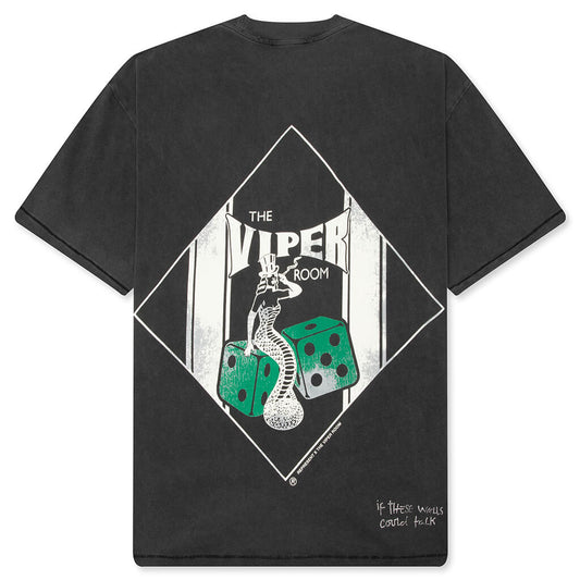 Represent x The Viper Room Dice T-Shirt - Vintage Grey