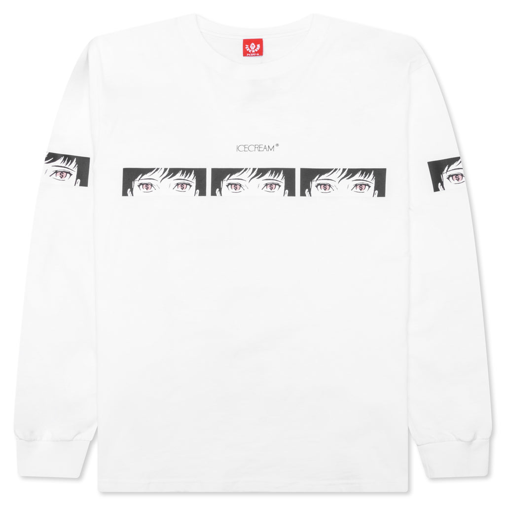 These Eyes L/S Knit - White