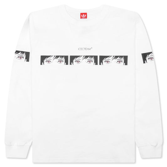 These Eyes L/S Knit - White