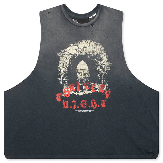 Thriller Night Cut Off Tee - Vintage Black