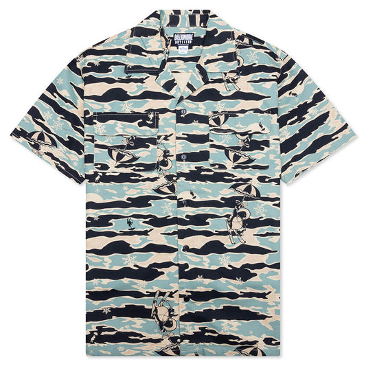 Tiger Camo S/S Woven - Mojave Desert