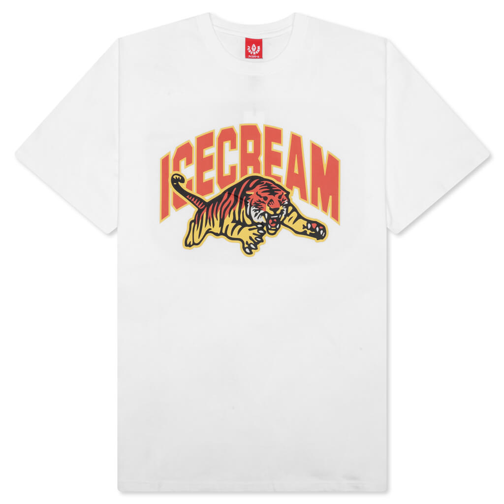 Tiger S/S Tee - White
