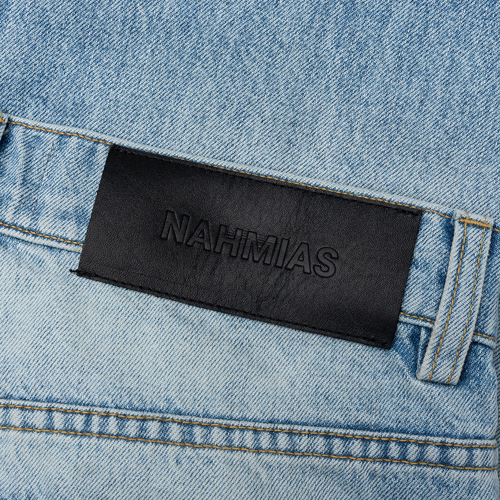 Tinted Wide Straight Jeans - Light
