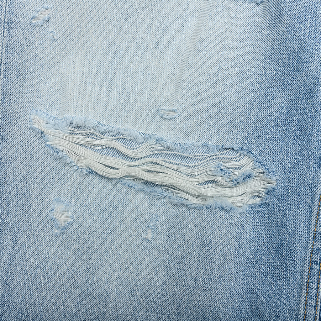 Tinted Wide Straight Jeans - Light