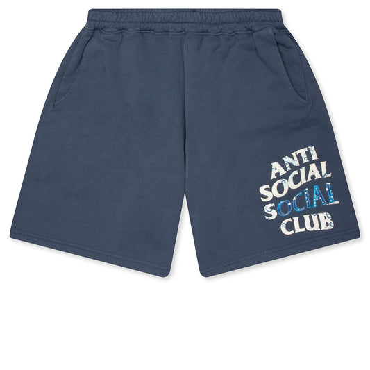 'Tonkatsu' Boro Wave Shorts - Indigo