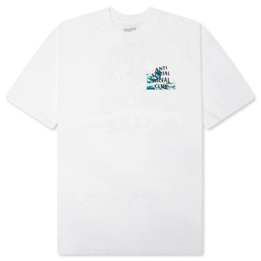 'Tonkatsu' The Great Wave Tee - White