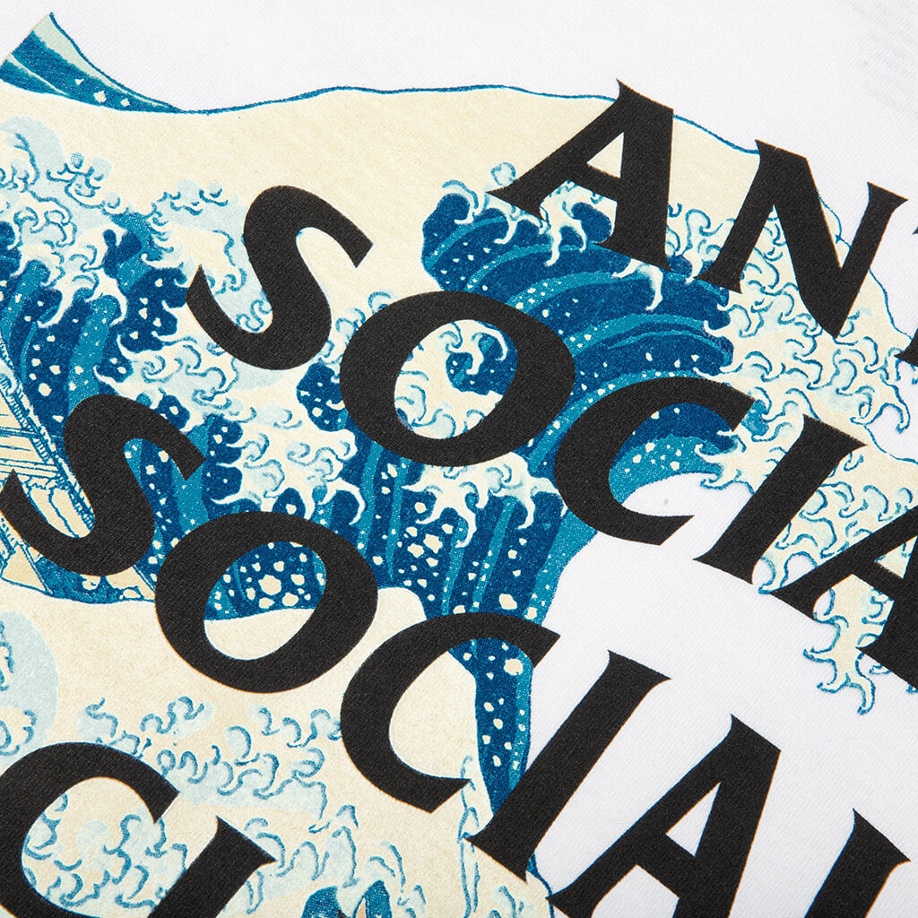 'Tonkatsu' The Great Wave Tee - White