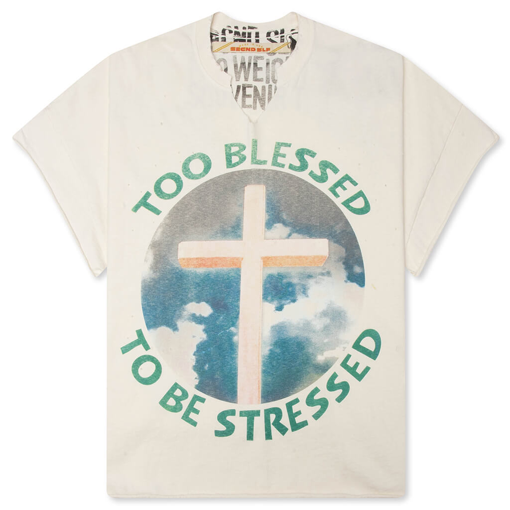 Too Blessed Cap Sleeve - White