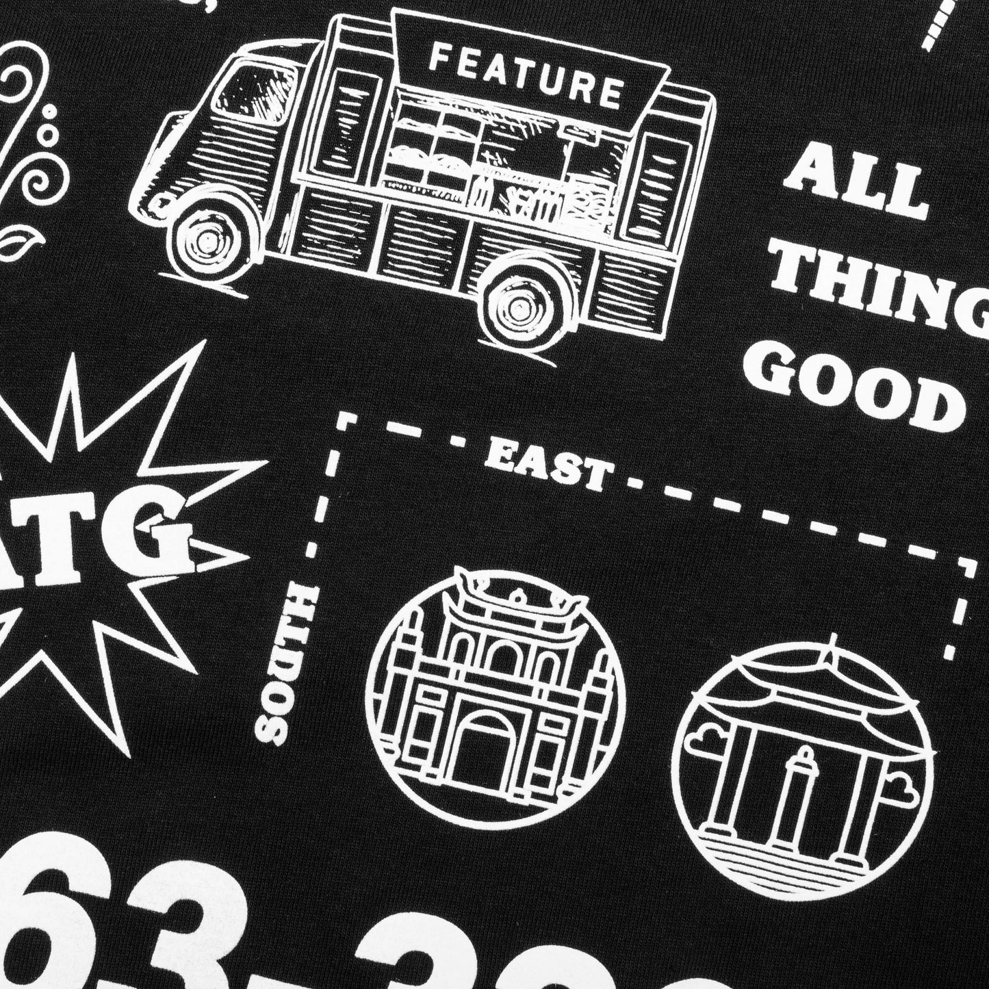 Town Ad Tee - Black