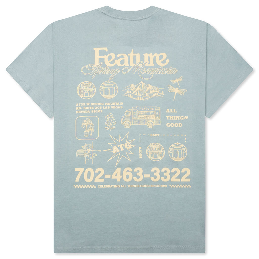 Town Ad Tee - Goblin Blue