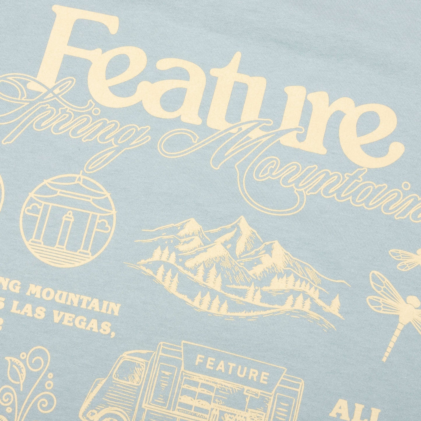 Town Ad Tee - Goblin Blue