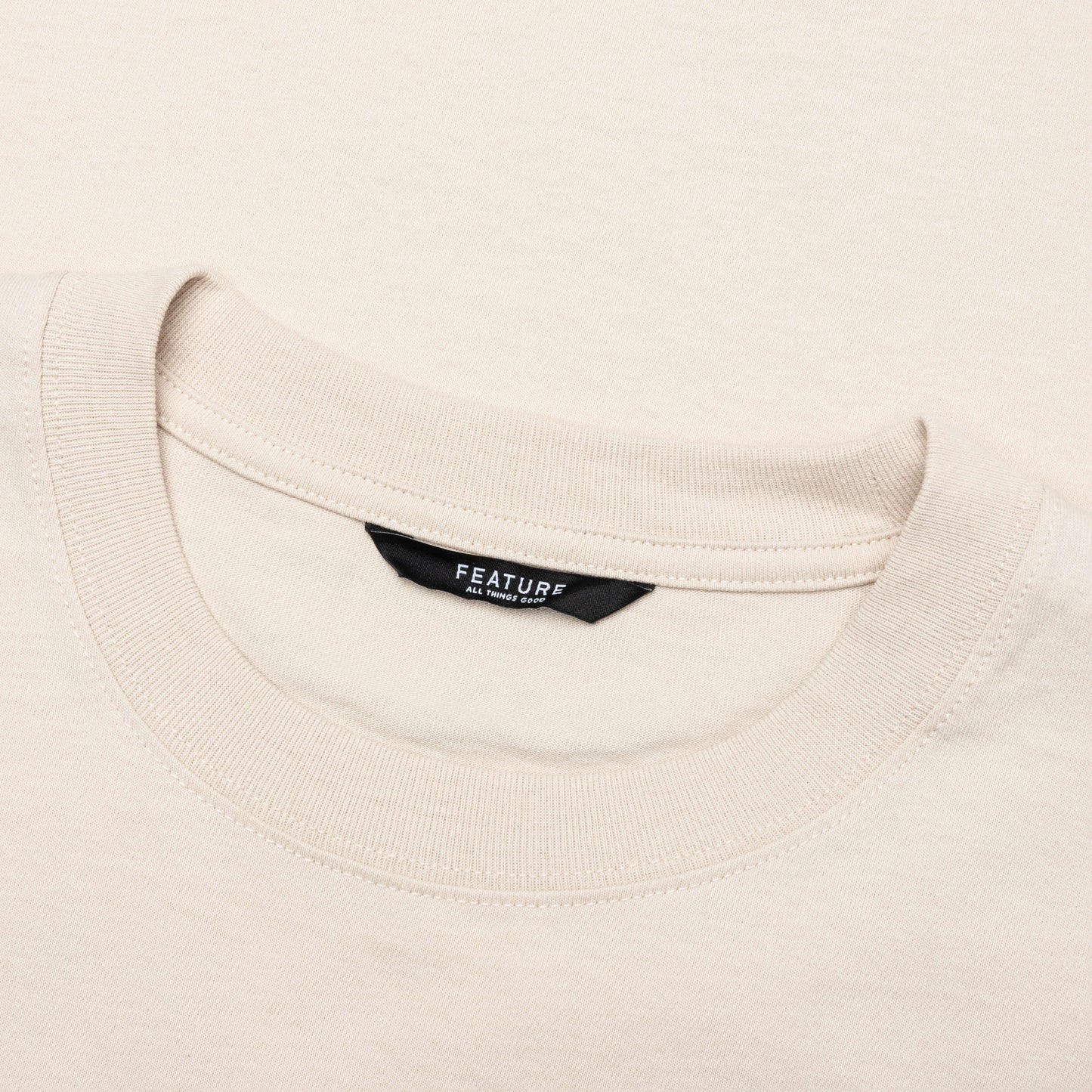 Town Ad Tee - Oatmeal
