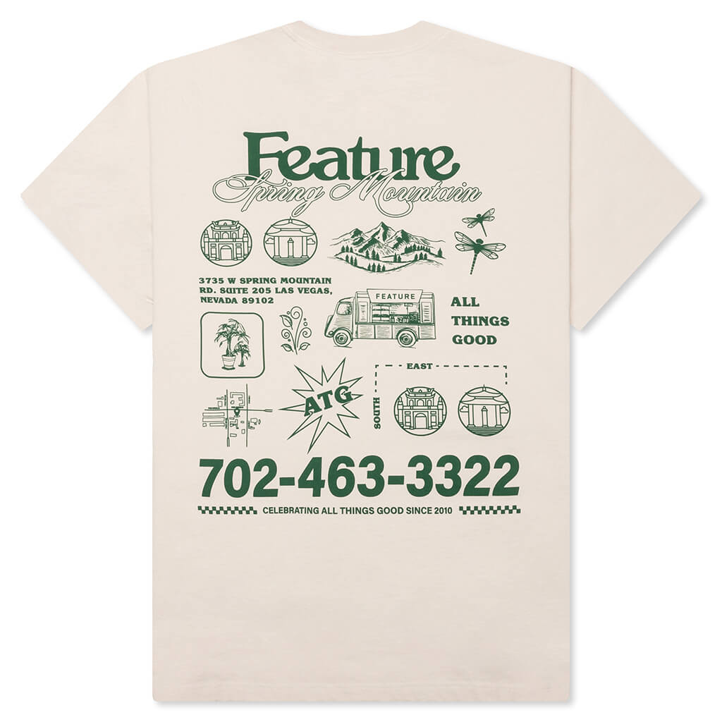 Town Ad Tee - Oatmeal