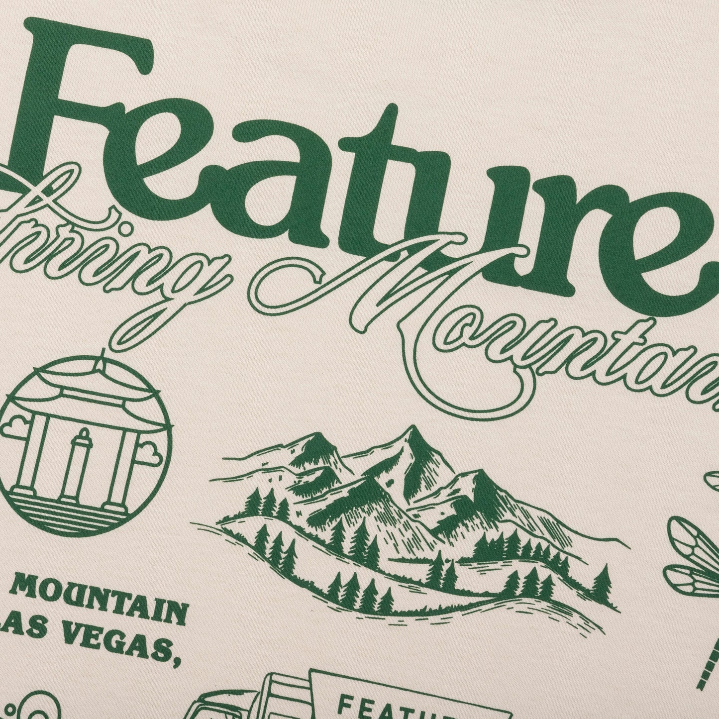 Town Ad Tee - Oatmeal
