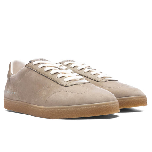 Town Nubuck and Leather Sneakers - Khaki