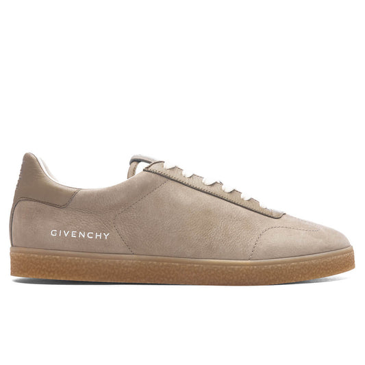 Town Nubuck and Leather Sneakers - Khaki