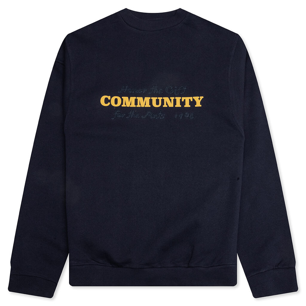 Track Crewneck - Navy