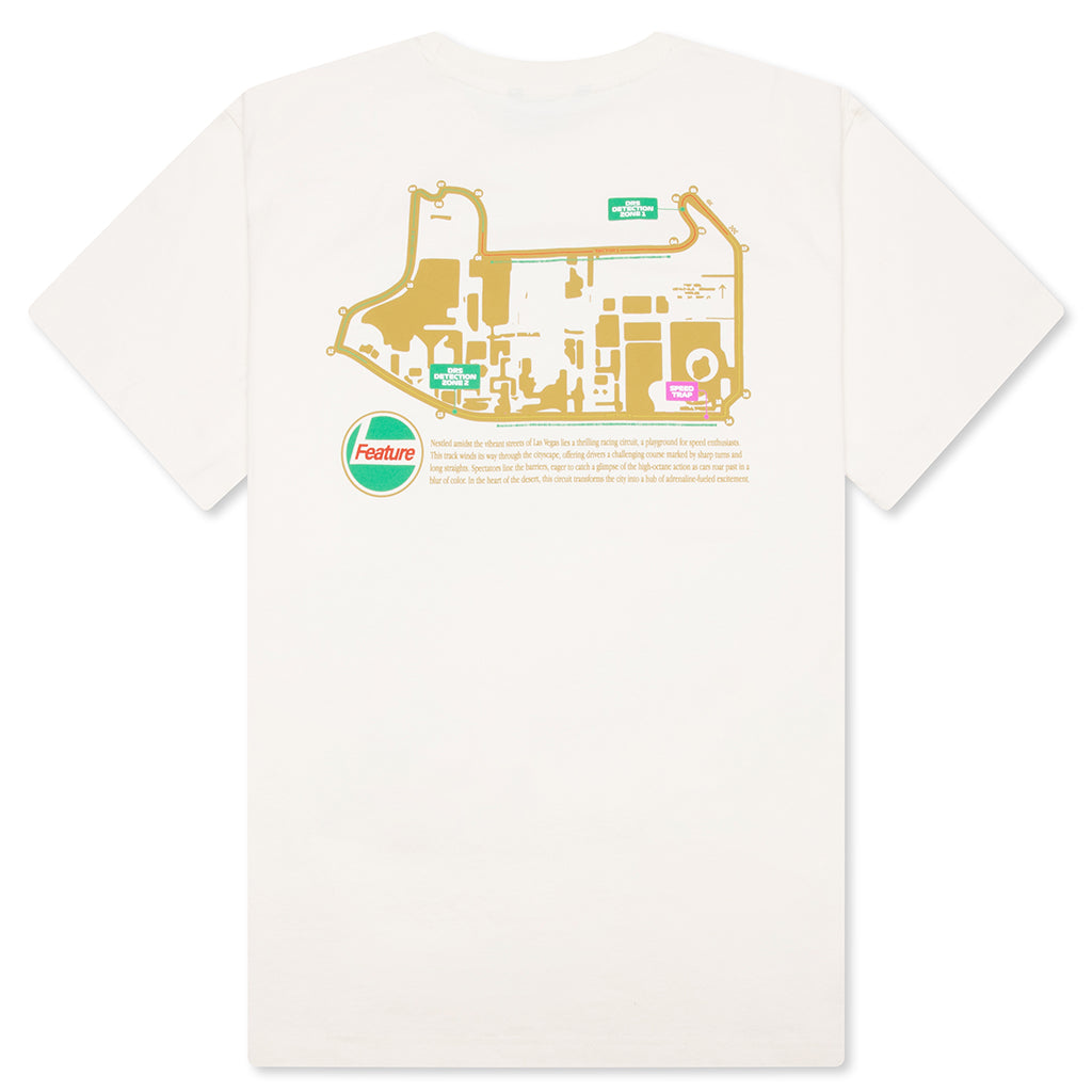 Track Map Tee - Cannoli Cream