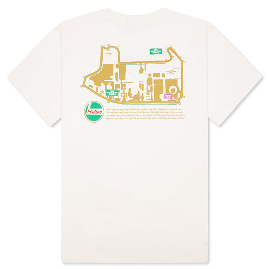 Track Map Tee - Cannoli Cream