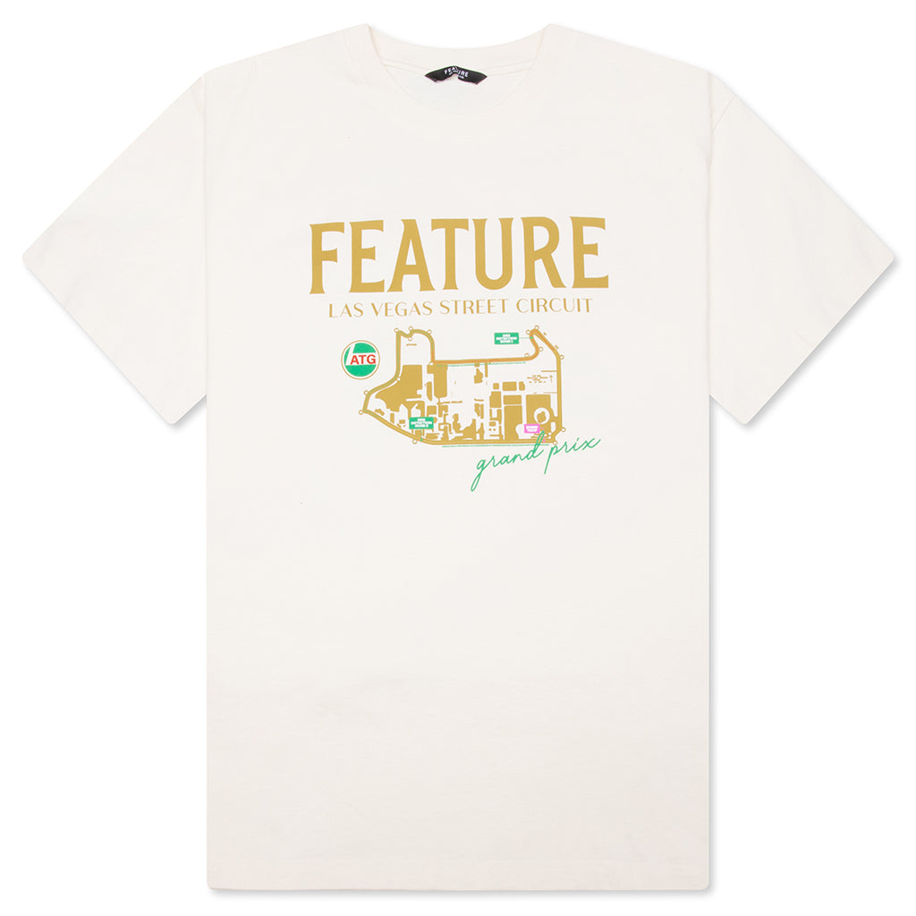 Track Map Tee - Cannoli Cream