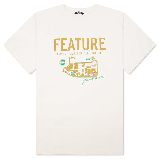 Track Map Tee - Cannoli Cream