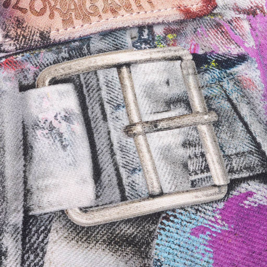 Trompe L'oeil Jacket - White/Multi