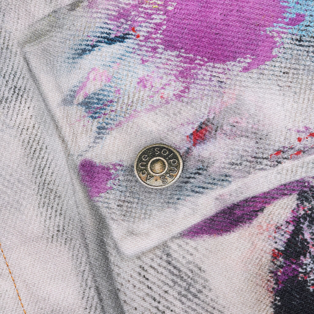 Trompe L'oeil Jacket - White/Multi