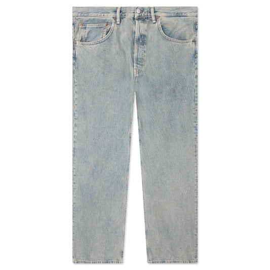 Loose Fit Jeans - Blue/Beige