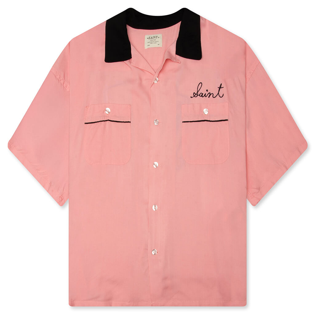 Trump Bowling Shirt - Pink