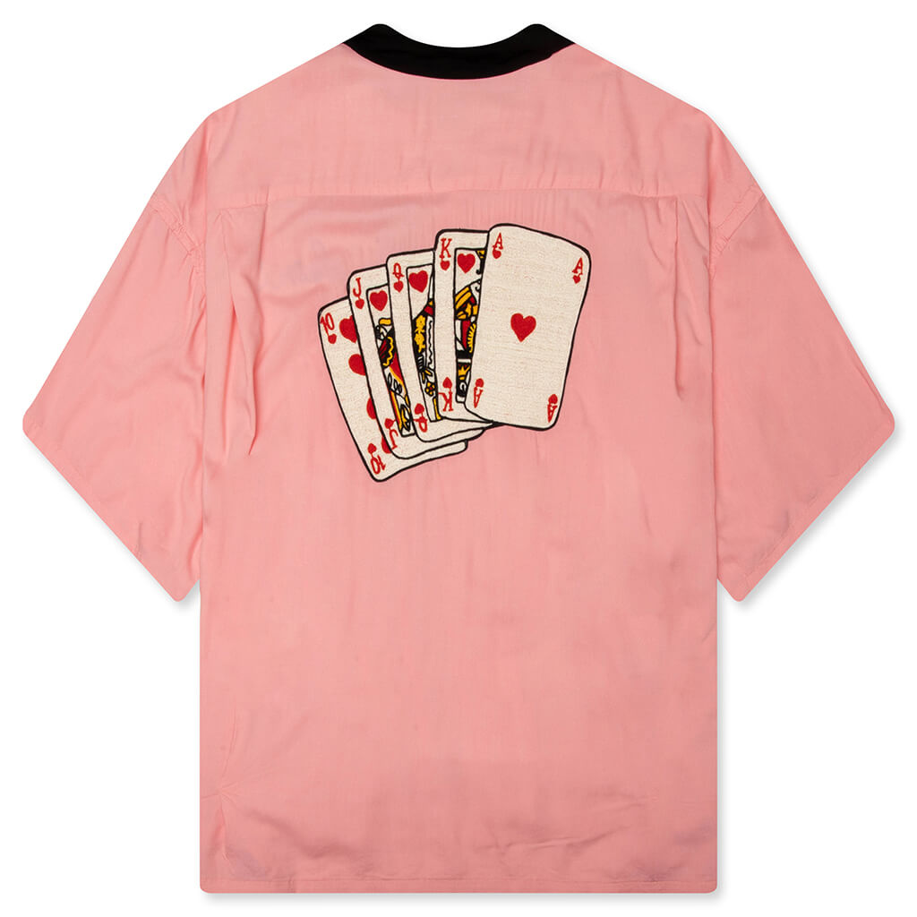 Trump Bowling Shirt - Pink