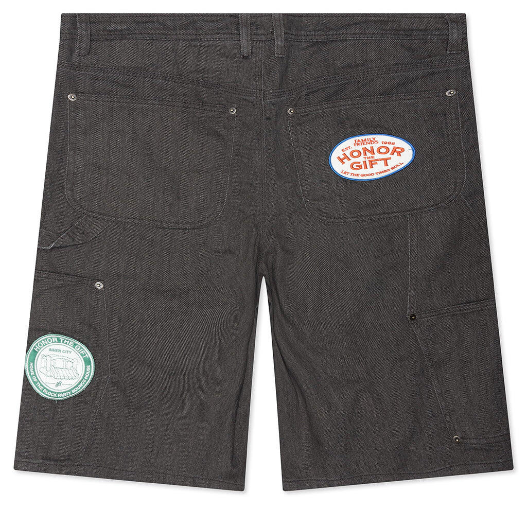 Twill Carpenter Short - Black