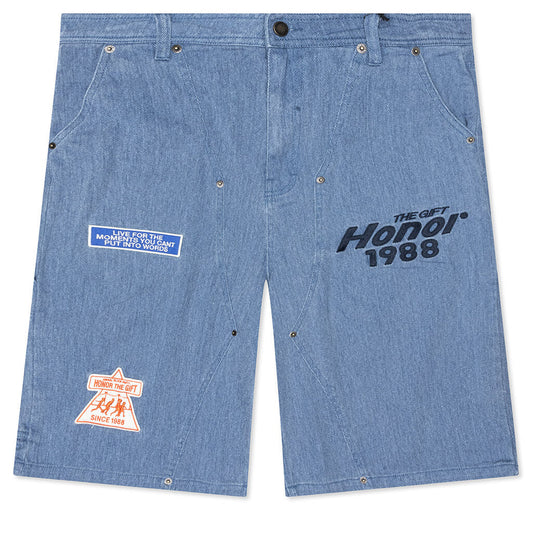 Twill Carpenter Short - Blue