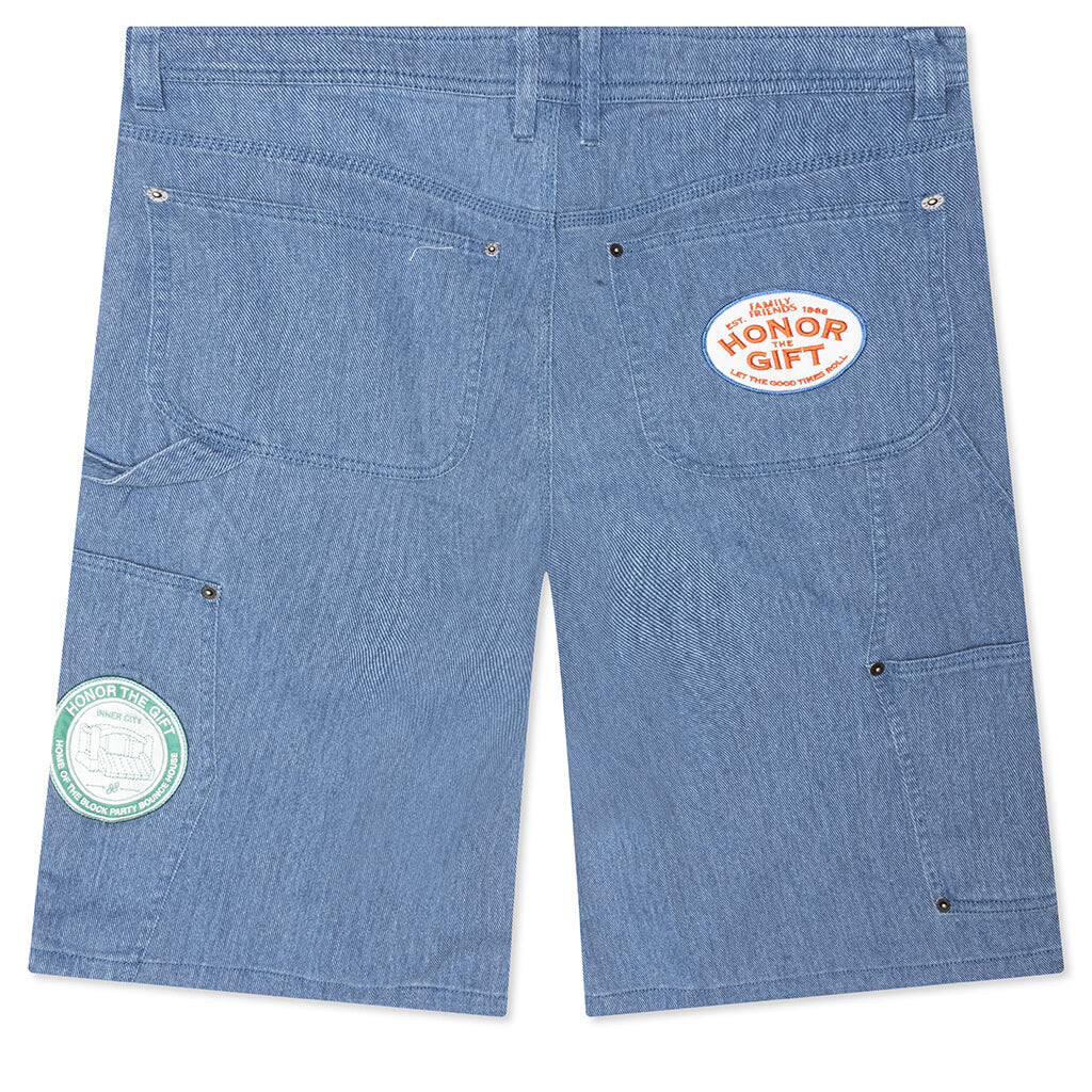 Twill Carpenter Short - Blue