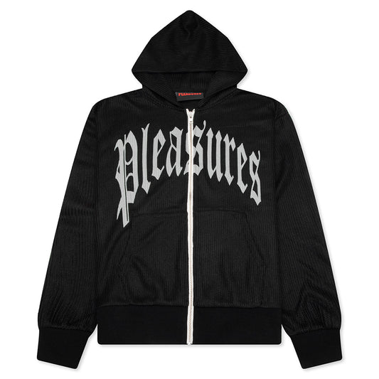 Twitch Knitted Zip Hoodie - Black