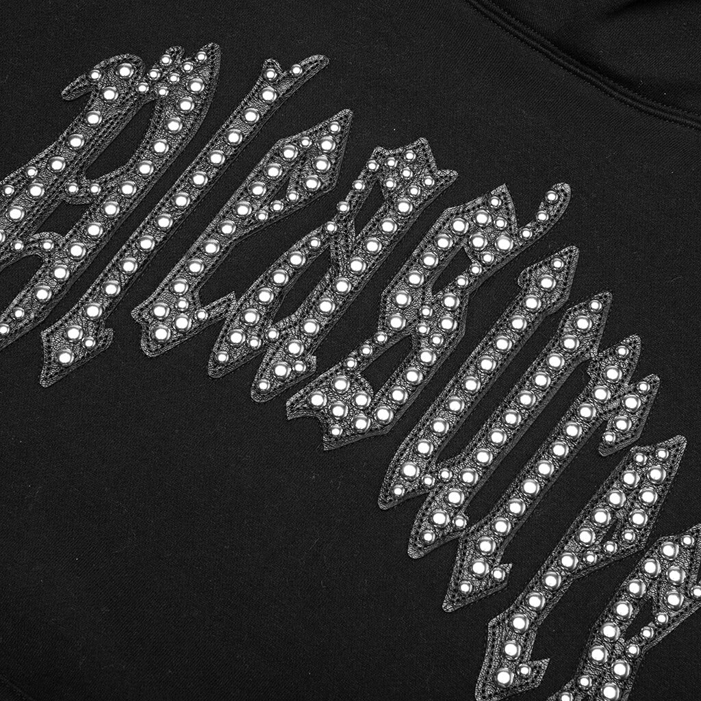 Twitch Studded Hoodie - Black