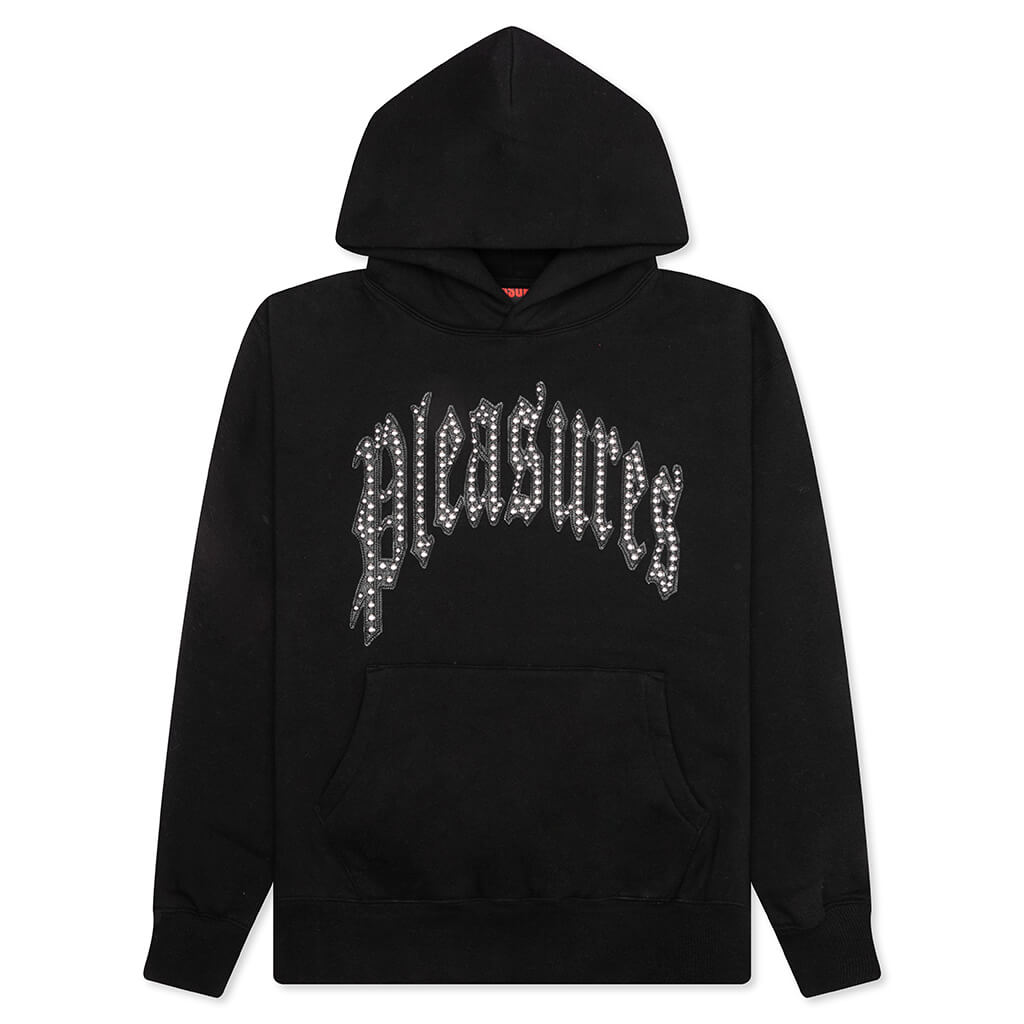 Twitch Studded Hoodie - Black
