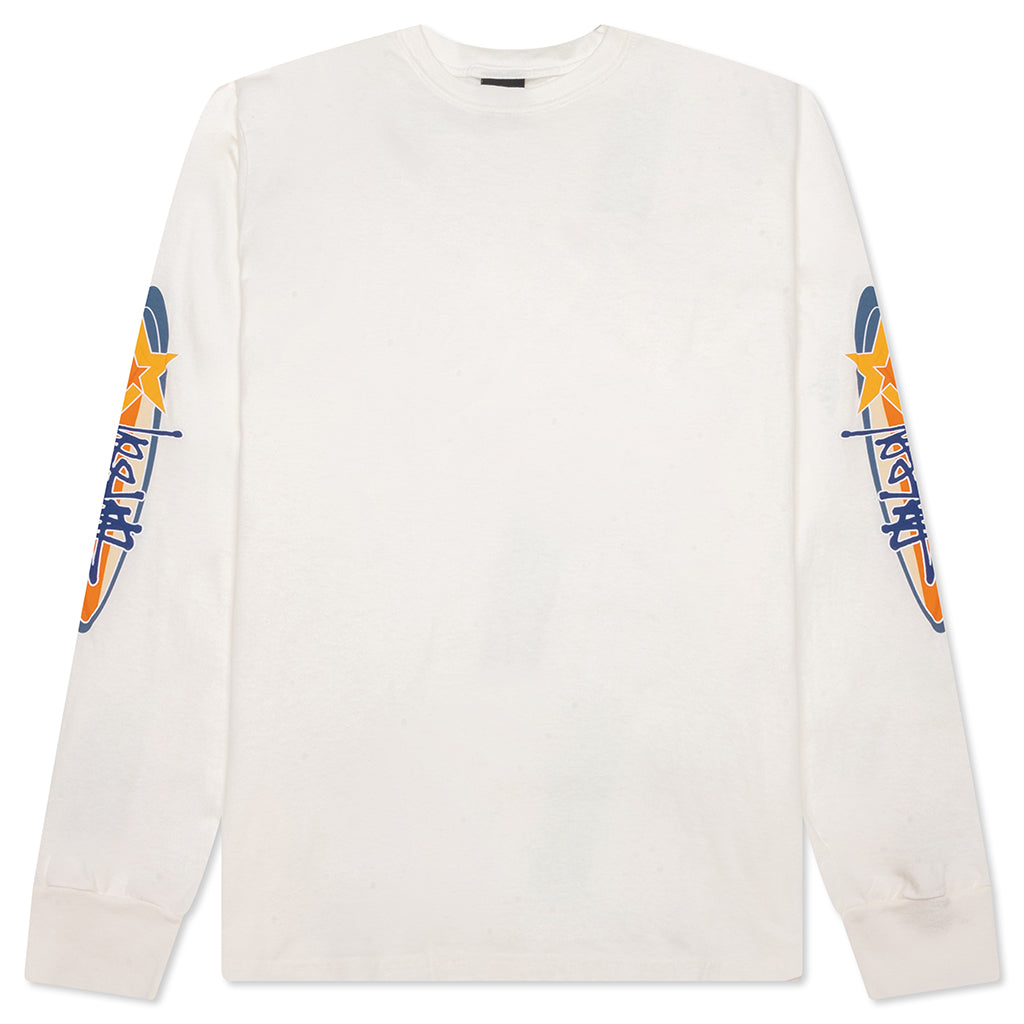 Two Star Pigment Dyed L/S Tee - Natural