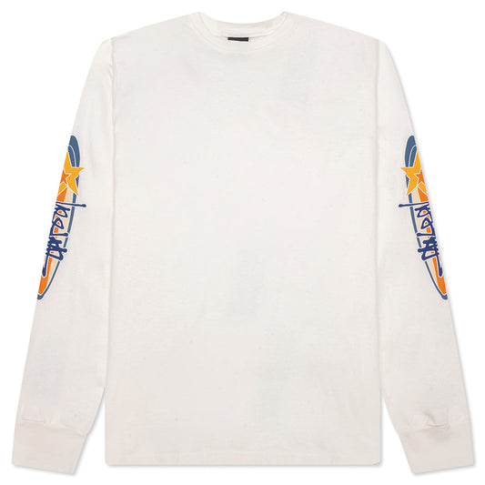 Two Star Pigment Dyed L/S Tee - Natural