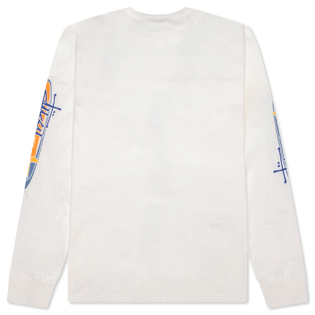 Two Star Pigment Dyed L/S Tee - Natural