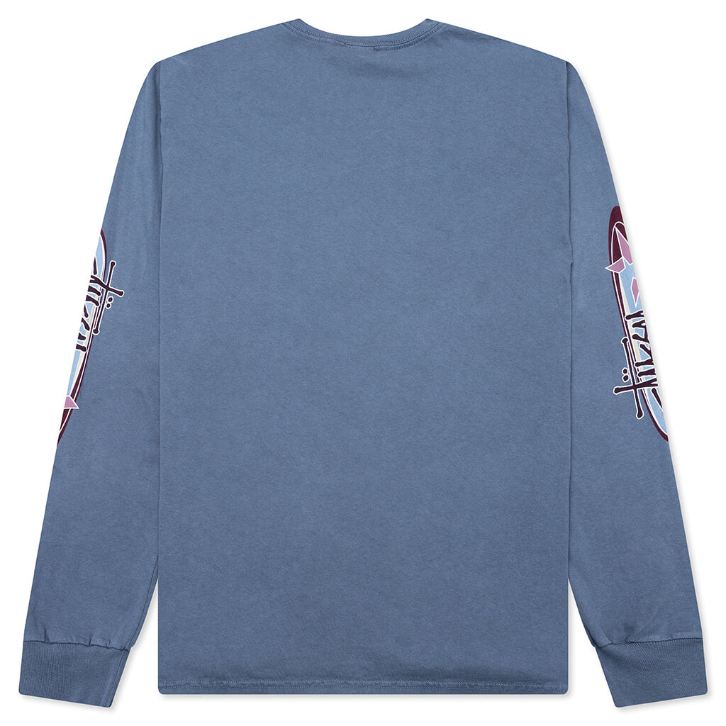 Two Star Pigment Dyed L/S Tee - Navy