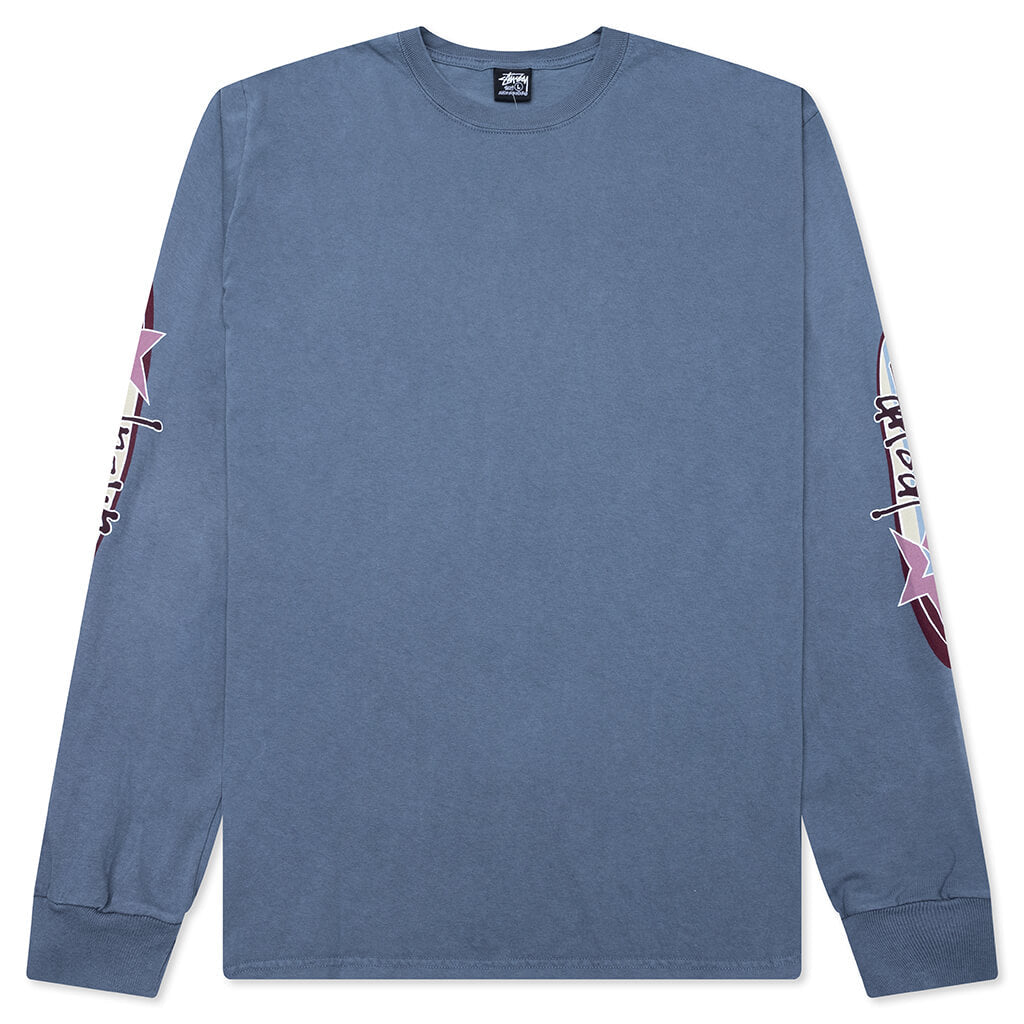 Two Star Pigment Dyed L/S Tee - Navy