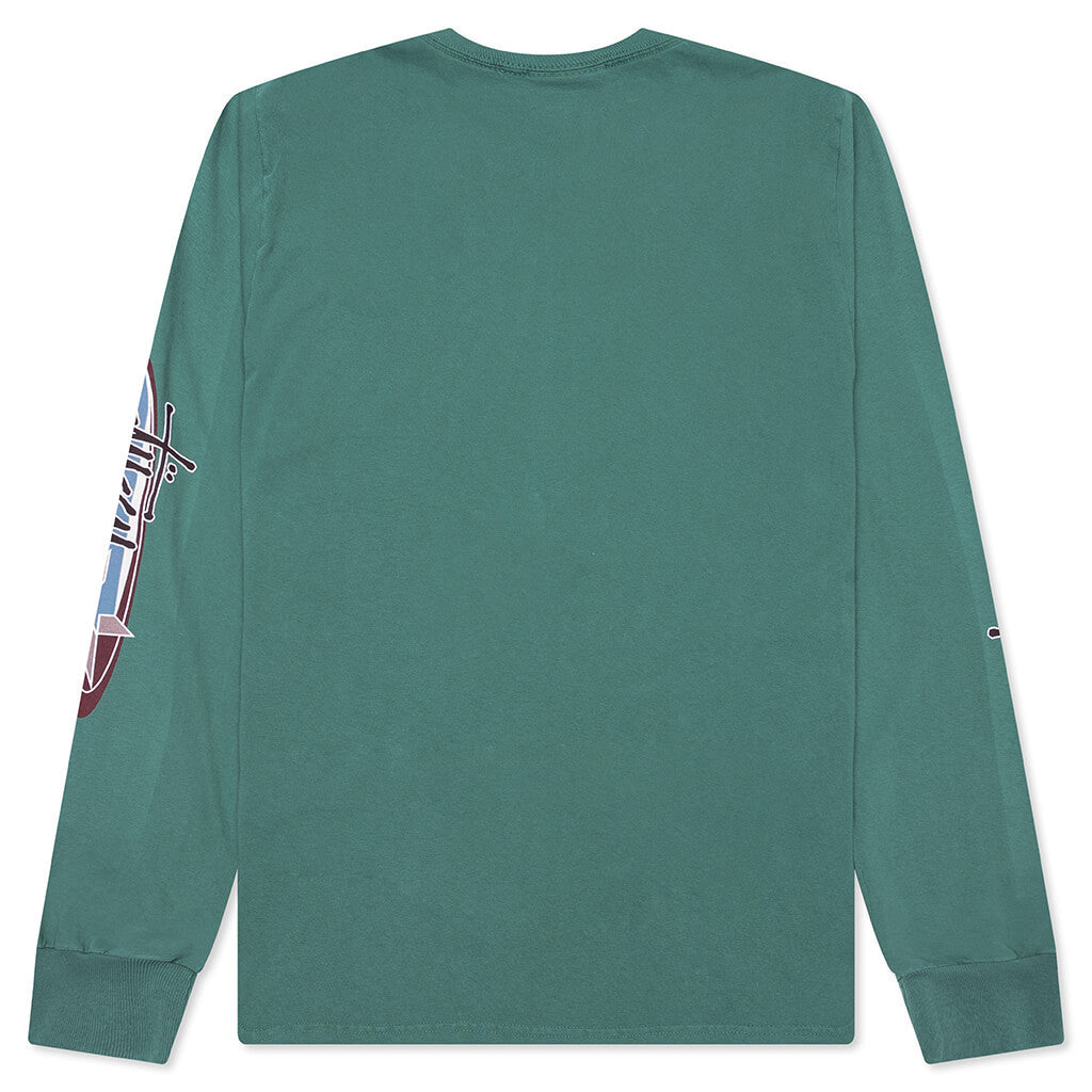 Two Star Pigment Dyed L/S Tee - Pine