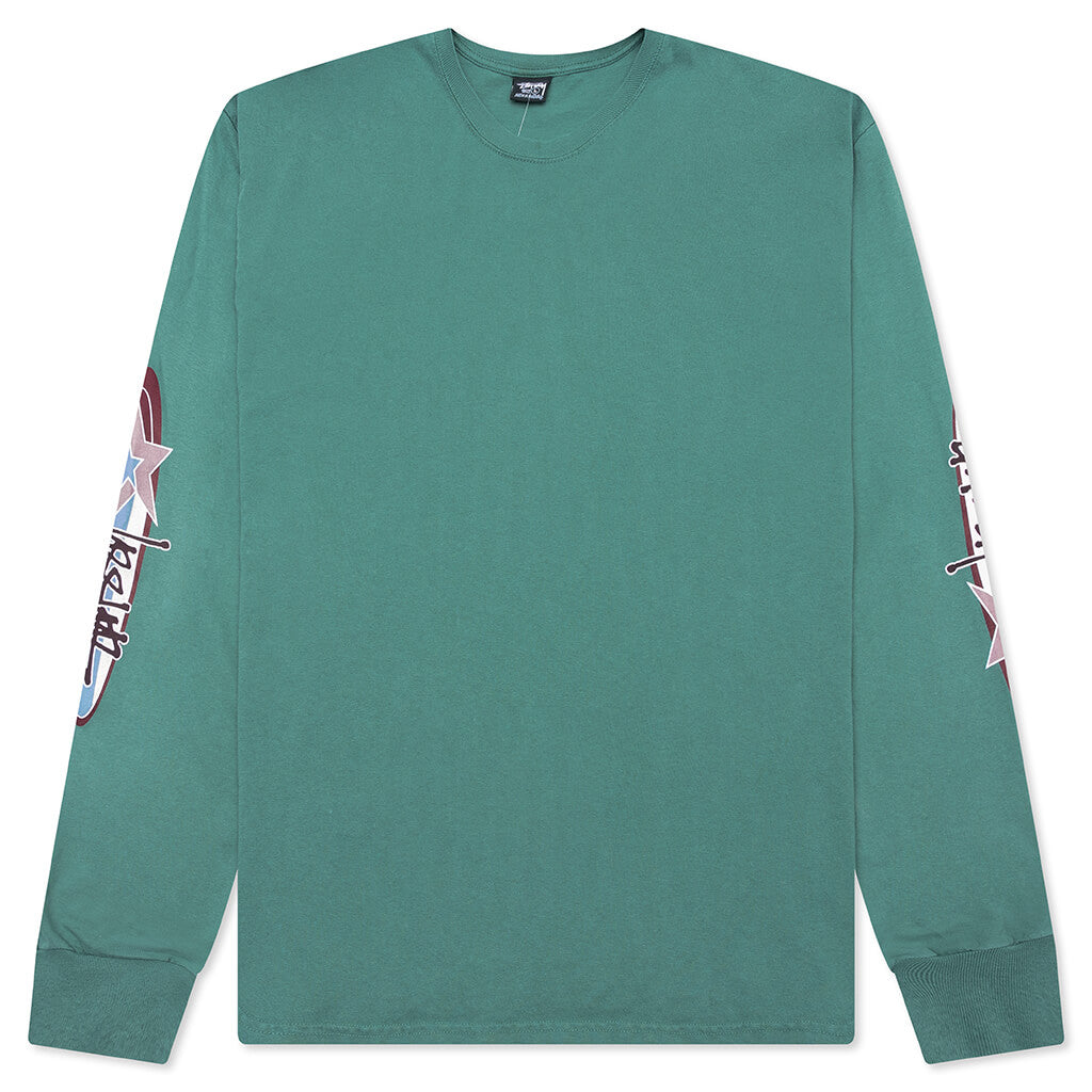 Two Star Pigment Dyed L/S Tee - Pine