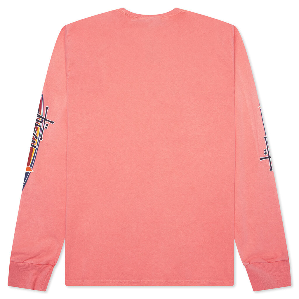 Two Star Pigment Dyed L/S Tee - Sherbert