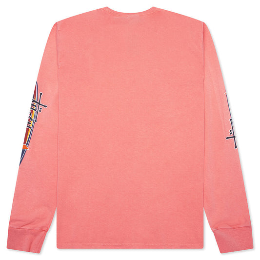 Two Star Pigment Dyed L/S Tee - Sherbert