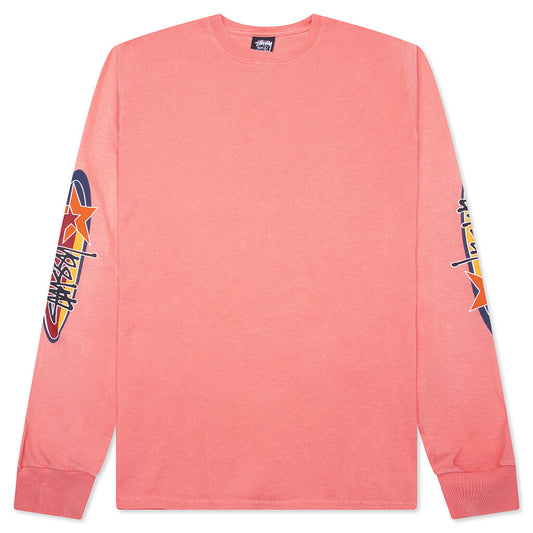 Two Star Pigment Dyed L/S Tee - Sherbert