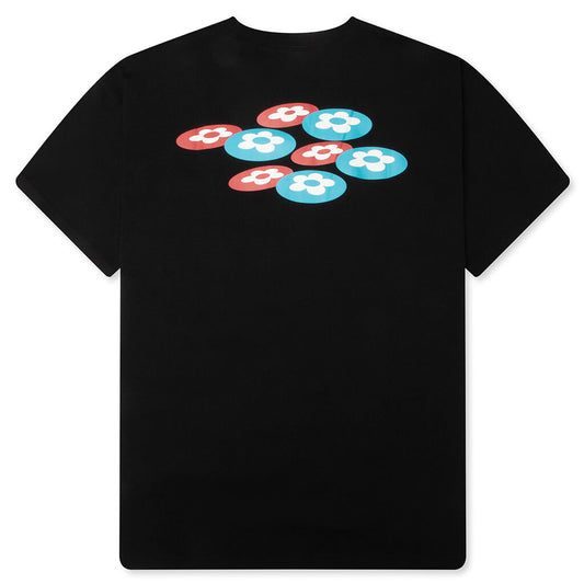 Two Flower Tee - Black